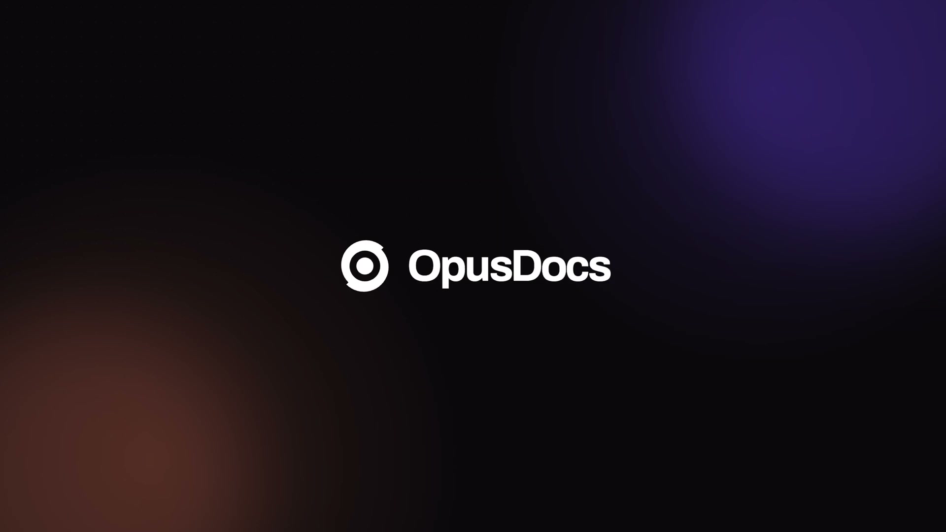 OpusDocs product overview: generating a Salesforce agreement from a Word template